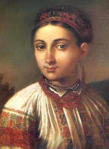 Vasily Tropinin Girl from Podillya, china oil painting image